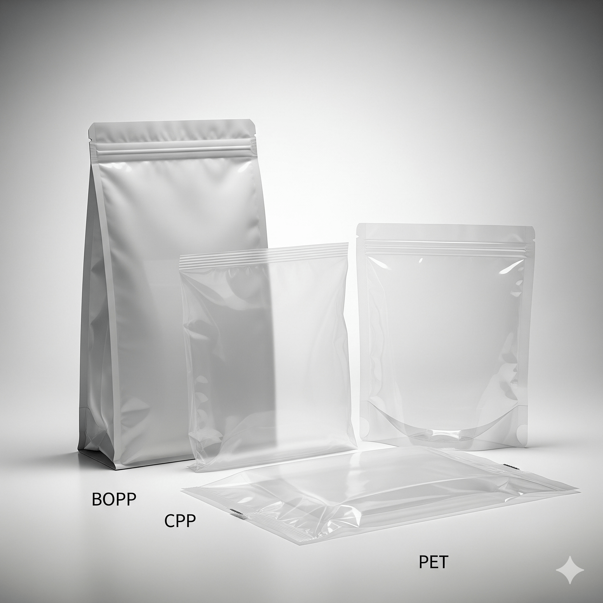 BOPP/CPP/PET Laminates